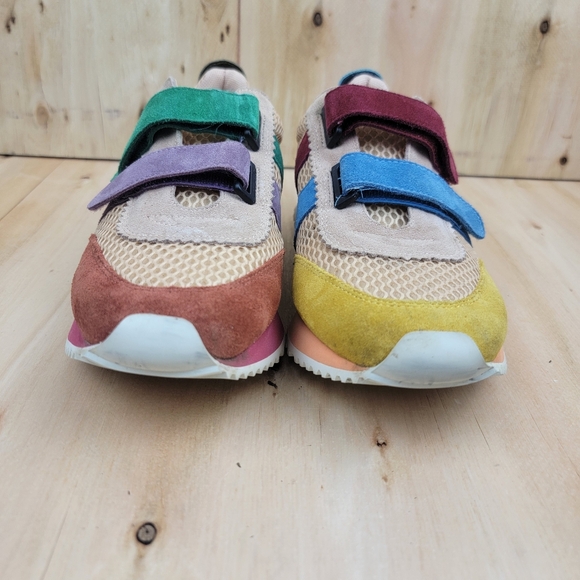 Charlotte Stone Conway Retro Mismatch Sport Sneaker Shoes Women's Size 8 Preppy - Picture 2 of 8